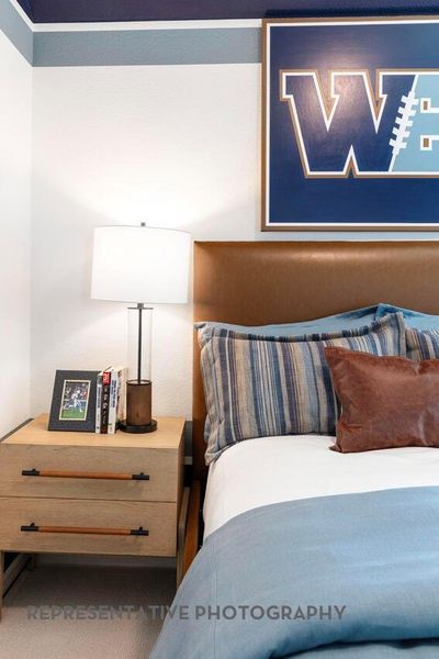 Furnished interior view inside a new home in Pomona, Manvel (Image 8).