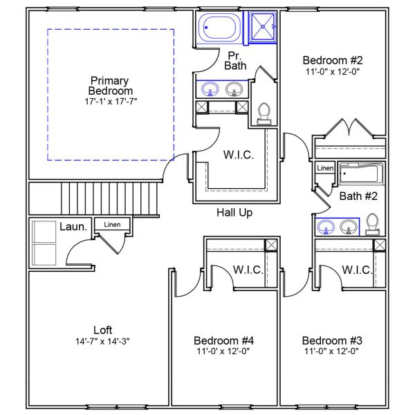 2D floor plan layout of this home in Cambridge Reserve, Angier, NC (Image 3). 2D floor plan layout of this home in Cambridge Reserve, Angier, NC (Image 3).