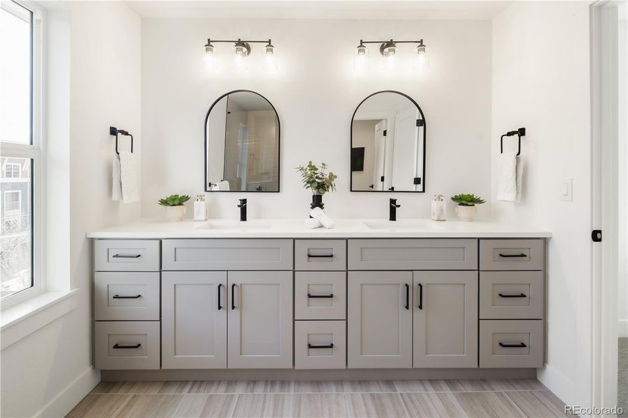 Furnished interior view inside a new home in , Denver (Image 30).