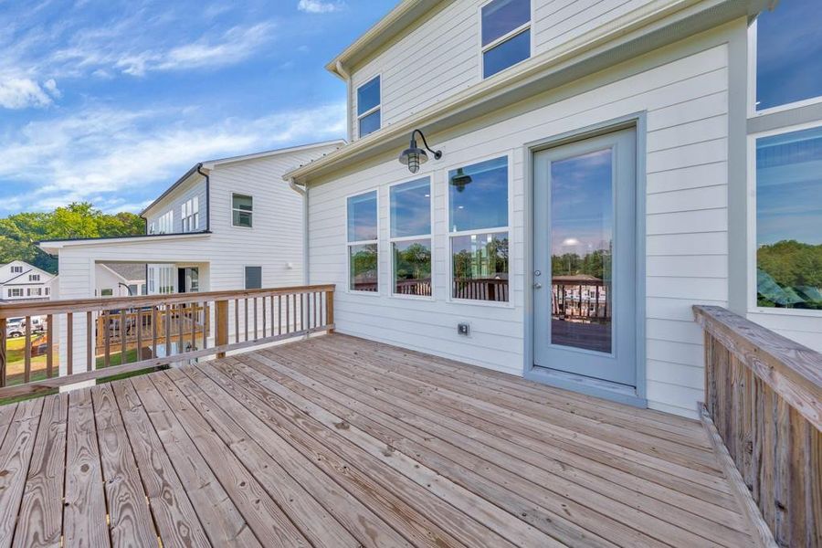 Exterior details and patio area of a home in , Woodstock (Image 32).