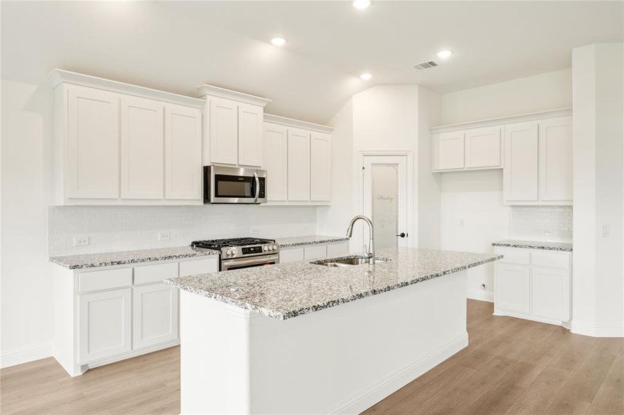 Furnished interior view inside a new home in East Oak Creek 50-55, Commerce (Image 10). Furnished interior view inside a new home in East Oak Creek 50-55, Commerce (Image 10).