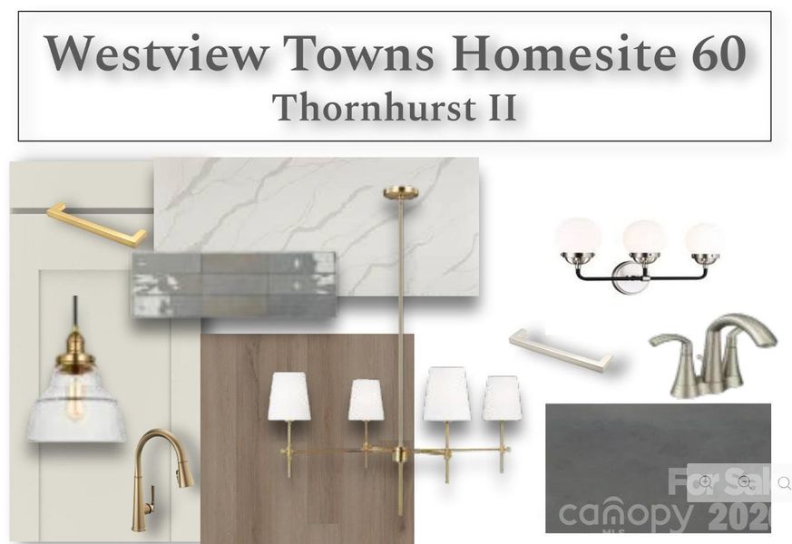 Sample of building materials used in homes in Westview Towns, Waxhaw (Image 6).