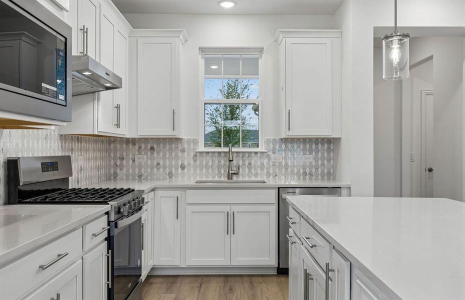 Abundant cabinet space in kitchen Abundant cabinet space in kitchen