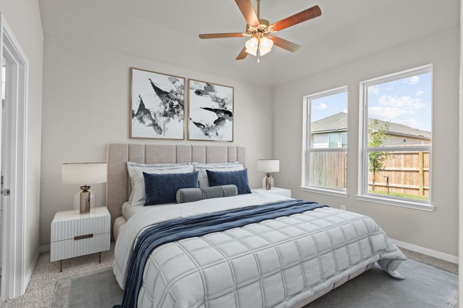 Furnished interior view inside a new home in Veranda: Classic, San Antonio (Image 5).