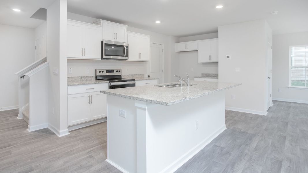 Furnished interior view inside a new home in Chandler Pointe, Rural Hall (Image 2).