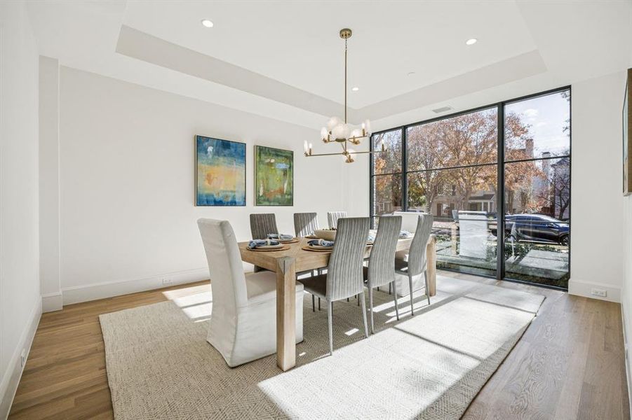 Furnished interior view inside a new home in , University Park (Image 6).