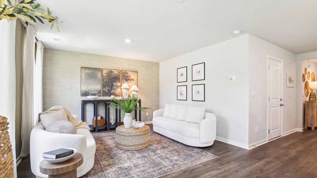 Furnished interior view inside a new home in Parkside Point, Portland (Image 11). Furnished interior view inside a new home in Parkside Point, Portland (Image 11).