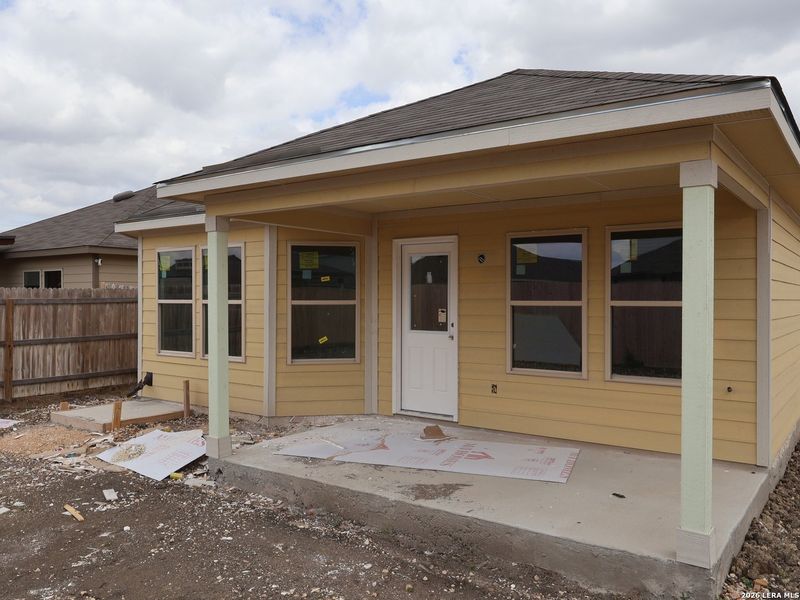 In-progress construction of a new home in Park Place, New Braunfels, TX (Image 19).