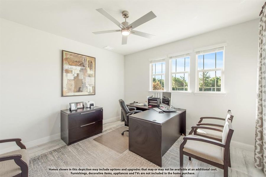 Furnished interior view inside a new home in Hunters Ridge, Crowley (Image 14).