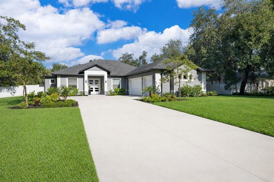 Front exterior of a new home in , St. Cloud, FL, highlighting curb appeal (Image 22).