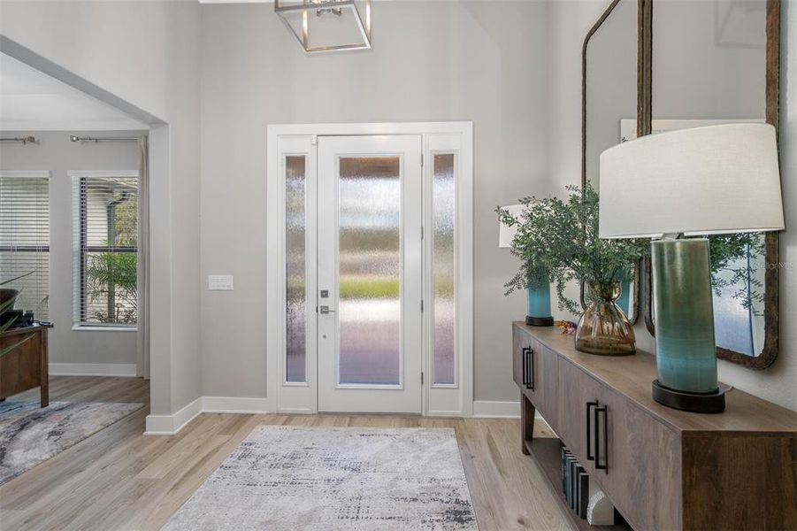 Furnished interior view inside a new home in , Hudson (Image 2).