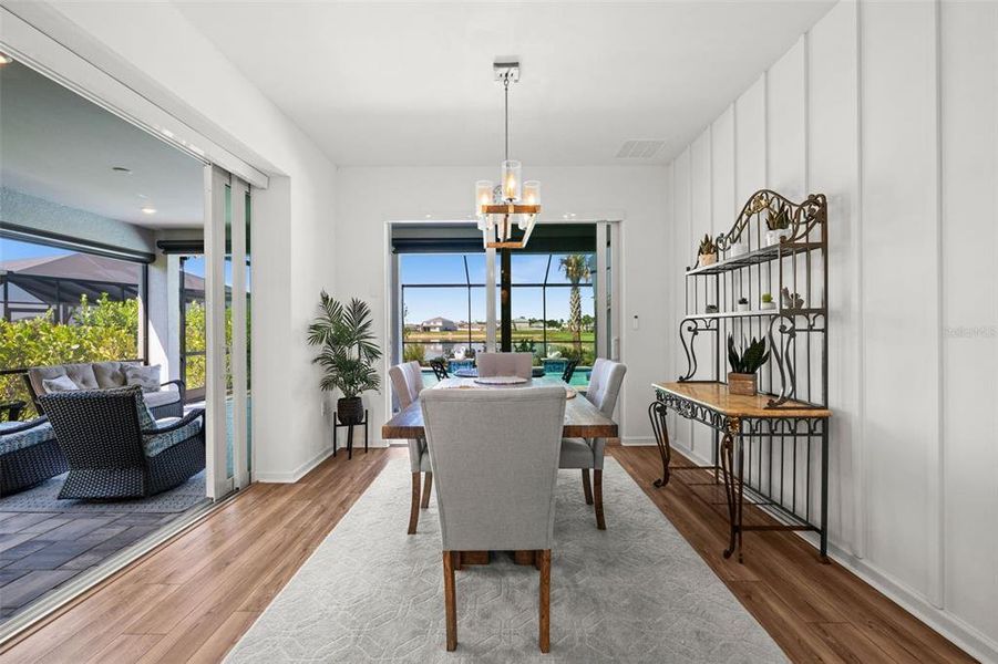 Furnished interior view inside a new home in , Punta Gorda (Image 24).