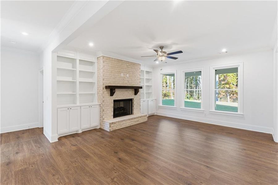 Spacious, unfurnished interior of a new home in Ford Landing, Acworth (Image 43).