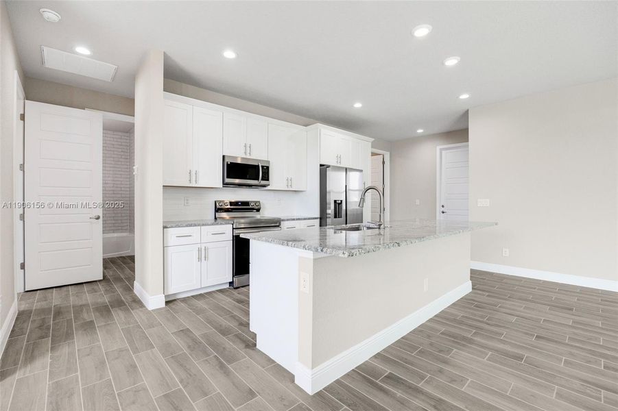 Furnished interior view inside a new home in , Labelle (Image 5).
