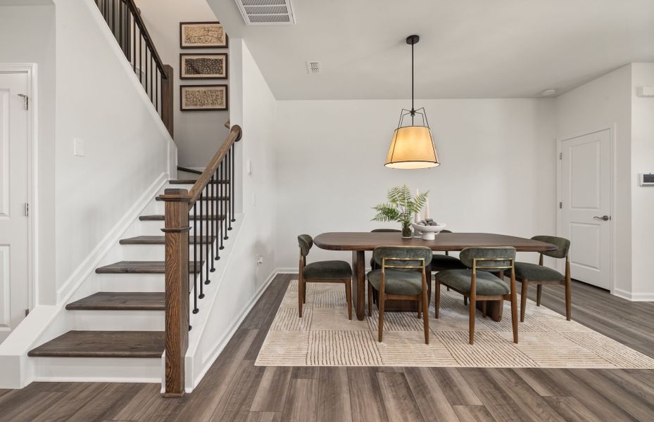 Representative furnished interior of a home built from the Scarlett by Pulte Homes in The Preserve at Marks Creek, Knightdale (Image 12). Representative furnished interior of a home built from the Scarlett by Pulte Homes in The Preserve at Marks Creek, Knightdale (Image 12).