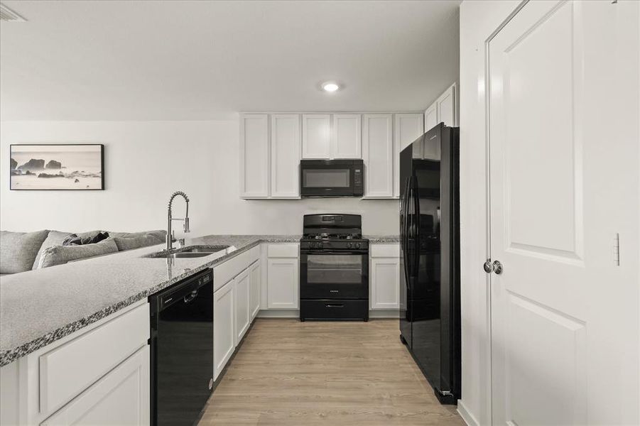 Furnished interior view inside a new home in Foree Ranch: Wellton Collection, Providence Village (Image 13).