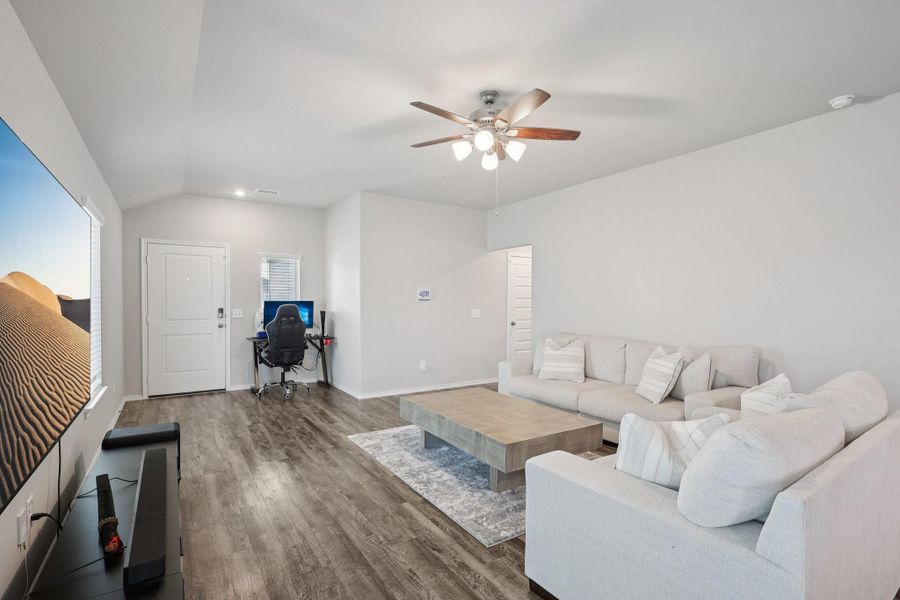 Furnished interior view inside a new home in , Houston (Image 12).