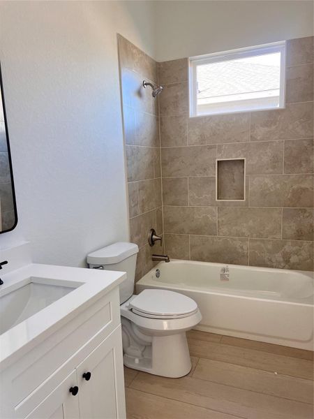 Furnished interior view inside a new home in , Cleveland (Image 3).