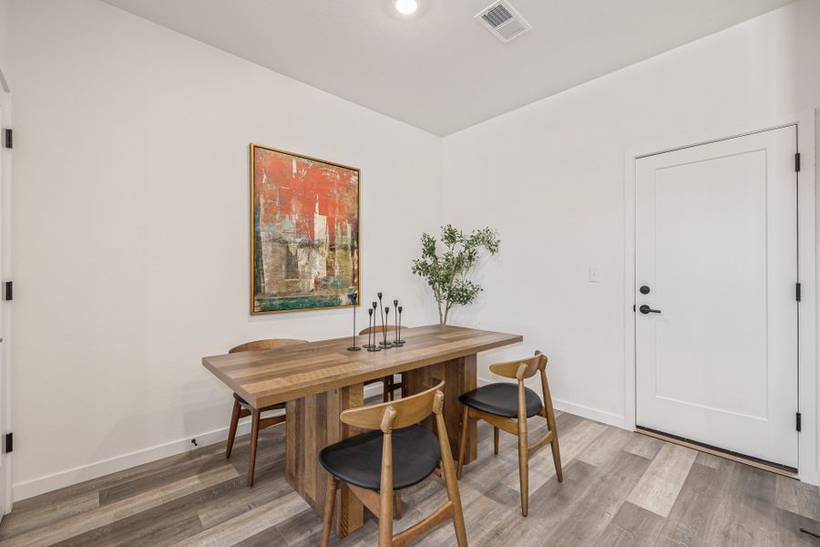 Furnished interior view inside a new home in Painted Prairie, Aurora (Image 10).