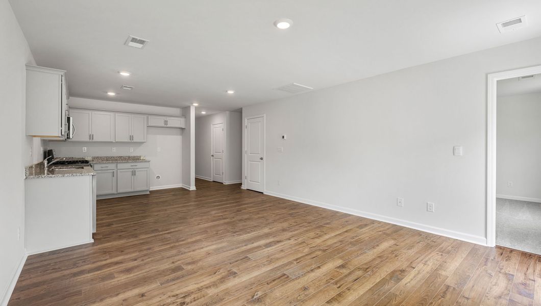 Representative unfurnished interior of a home built from the SANFORD by D.R. Horton in Stone Creek, Clinton (Image 12).