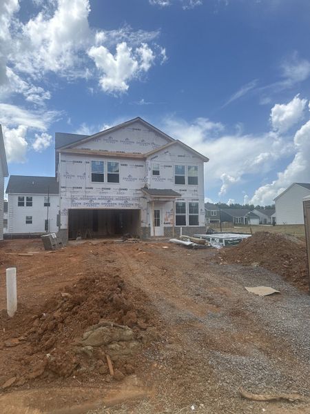 Front exterior of a new home in Sage Farms, White House, TN, highlighting curb appeal (Image 39).