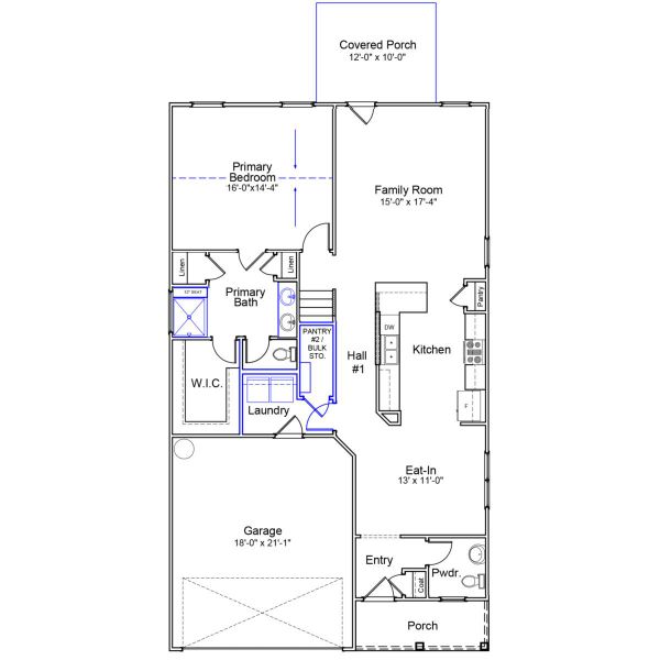 2D floor plan layout of this home in Ellington, Elgin, SC (Image 2). 2D floor plan layout of this home in Ellington, Elgin, SC (Image 2).