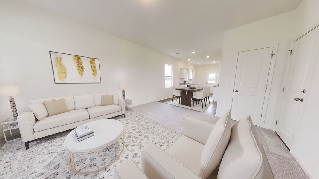 Representative furnished interior of a home built from the Comet by Starlight Homes in Andalusia, Loris (Image 6).
