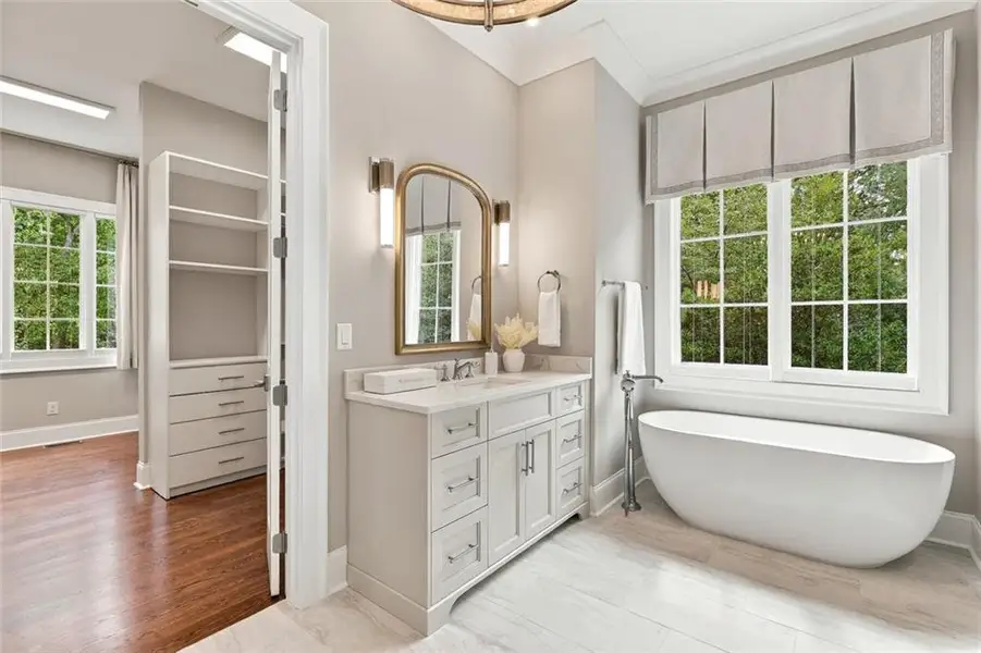 Furnished interior view inside a new home in , Sandy Springs (Image 20).