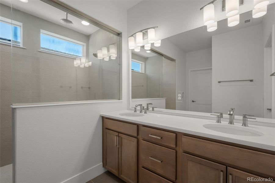 Furnished interior view inside a new home in Trailside at Cottonwood Creek, Colorado Springs (Image 29).