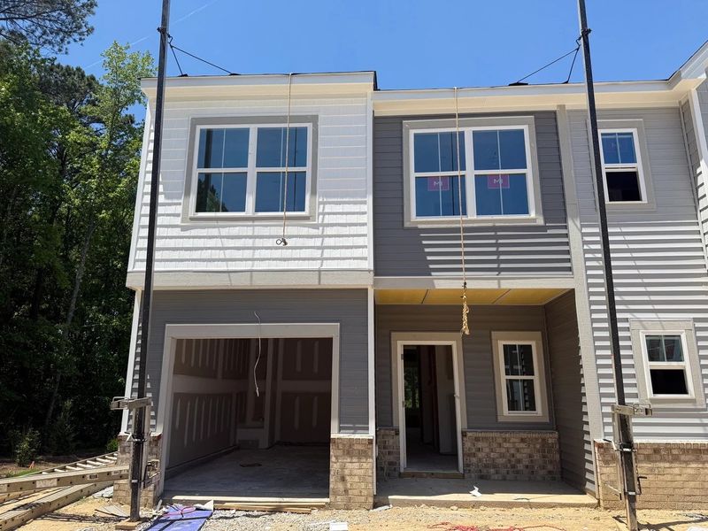 In-progress construction of a new home in Towns at The Point, Rolesville, NC (Image 3).