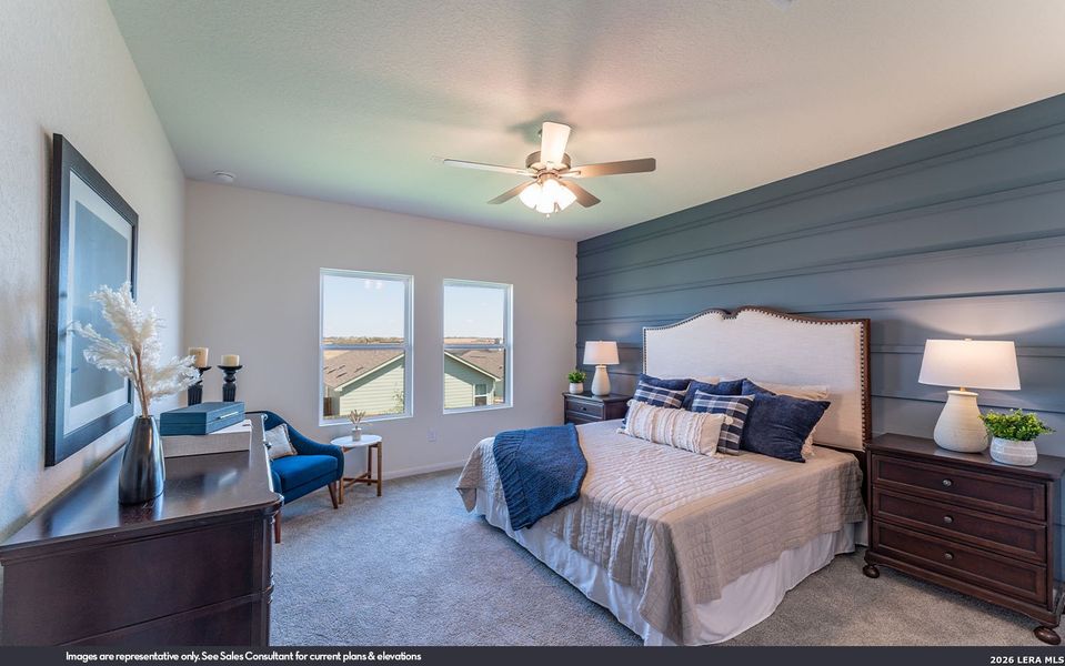 Furnished interior view inside a new home in Willow View, Converse (Image 14).