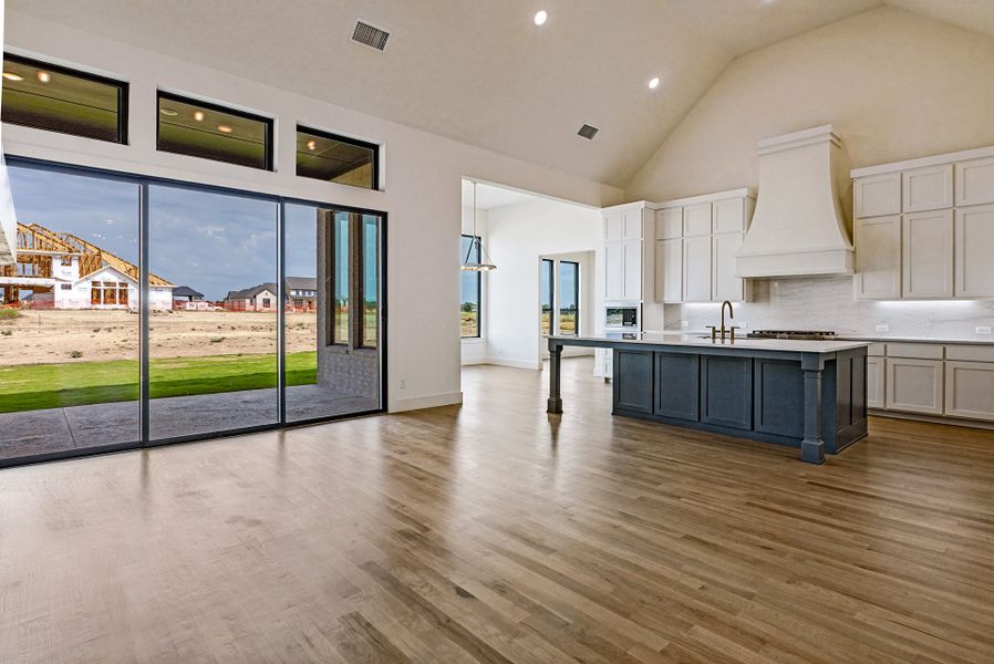 Furnished interior view inside a new home in Hilltop Ranch, Leander (Image 8).