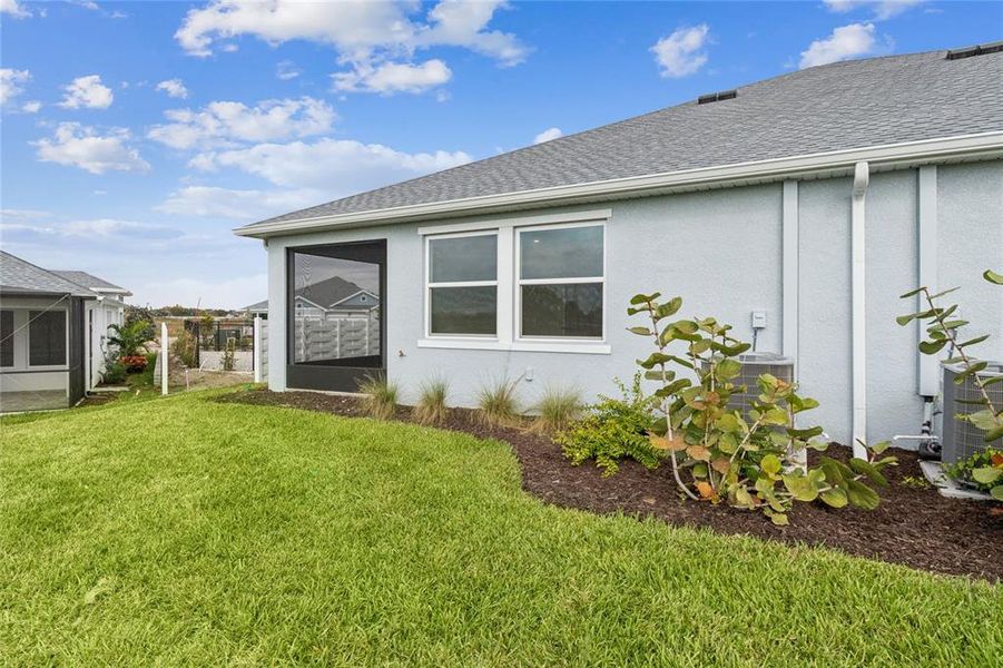 Exterior details and patio area of a home in Gracewater at Sarasota, Sarasota (Image 24).