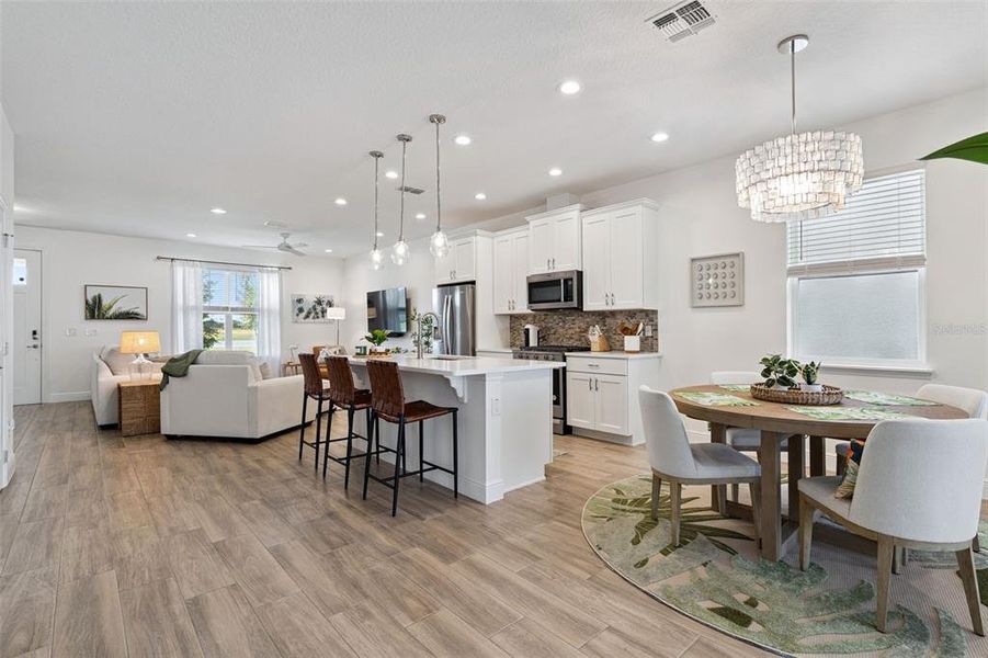 Furnished interior view inside a new home in , Winter Garden (Image 14).