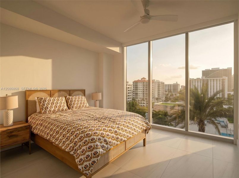 Furnished interior view inside a new home in , Fort Lauderdale (Image 20).
