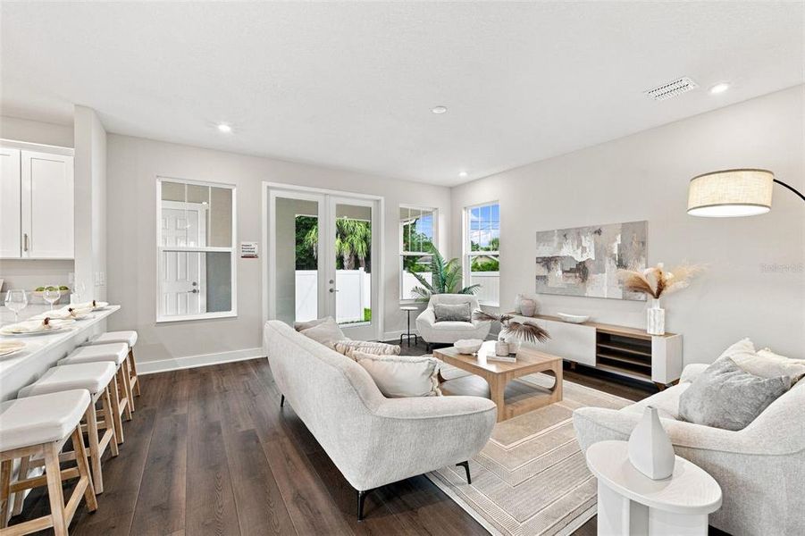 Furnished interior view inside a new home in , St. Petersburg (Image 10).