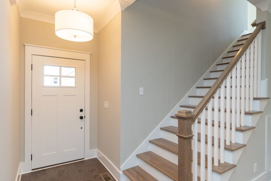 Spacious, unfurnished interior of a new home in Creekside, Cleveland (Image 23). Spacious, unfurnished interior of a new home in Creekside, Cleveland (Image 23).