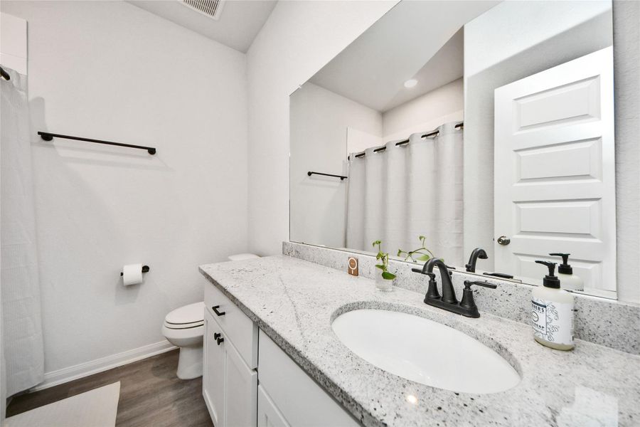 Furnished interior view inside a new home in Barton Place, Cleveland (Image 14).