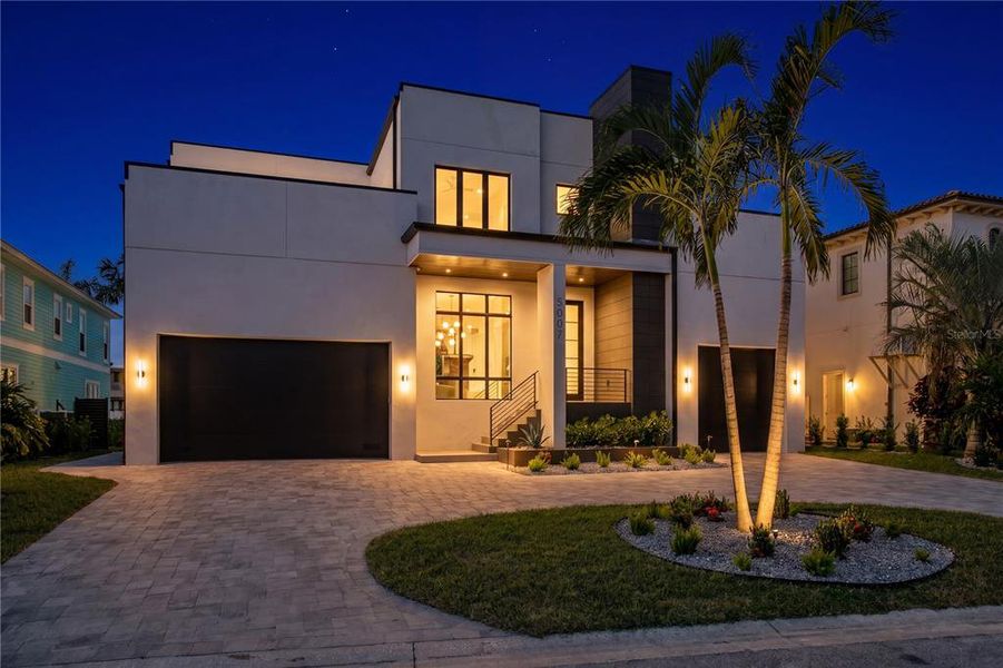 Front exterior of a new home in , Tampa, FL, highlighting curb appeal (Image 2). Front exterior of a new home in , Tampa, FL, highlighting curb appeal (Image 2).