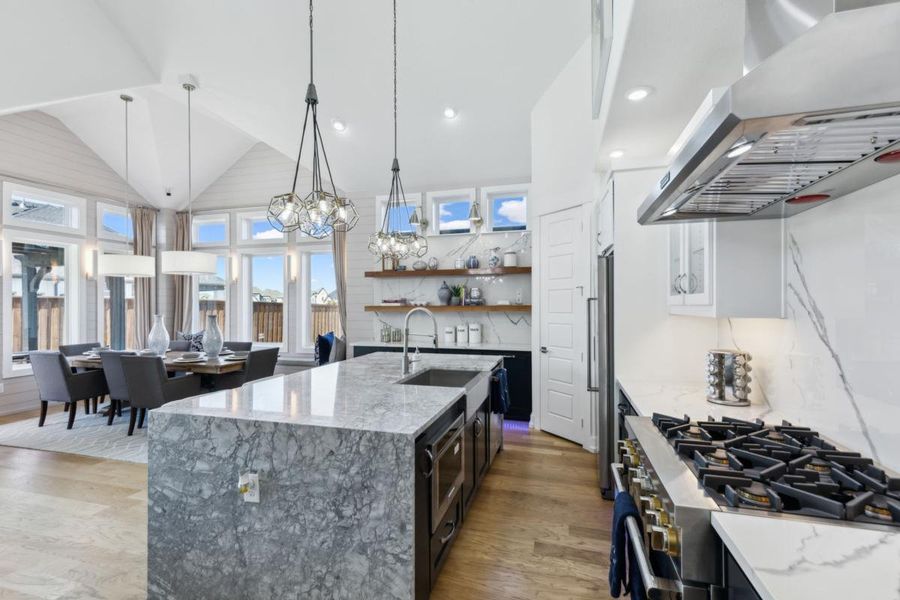 Furnished interior view inside a new home in South Pointe, Mansfield (Image 13). Furnished interior view inside a new home in South Pointe, Mansfield (Image 13).