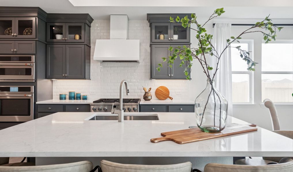 Kitchen with optional wall oven Kitchen with optional wall oven