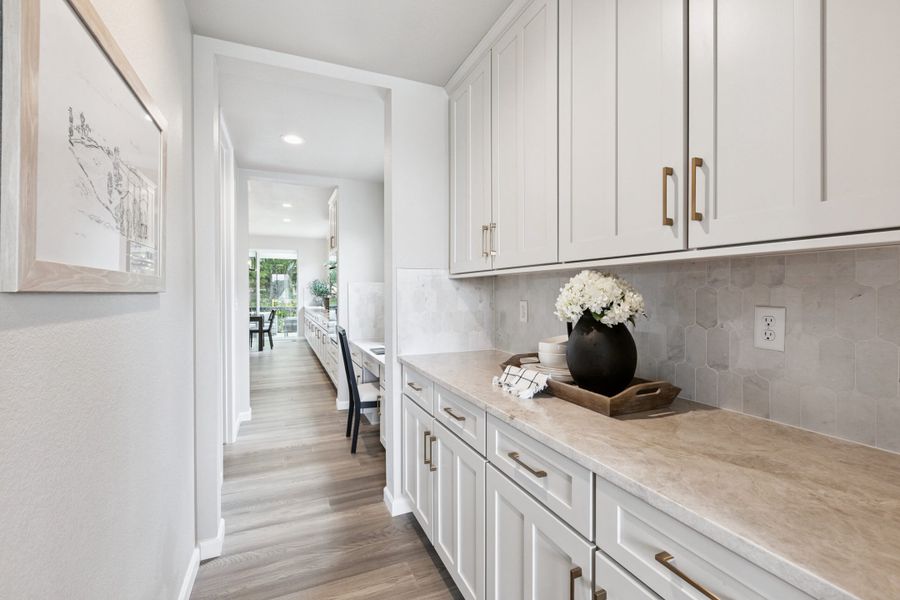 Representative furnished interior of a home built from the Silverton by Landsea Homes in Highlands Preserve, Mead (Image 42).