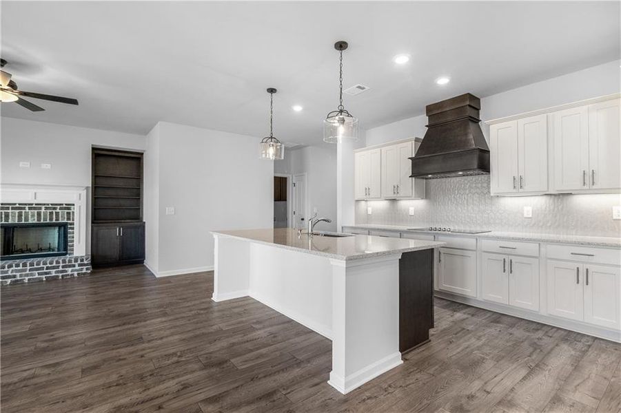 Furnished interior view inside a new home in Harmony Farms, Eatonton (Image 10).