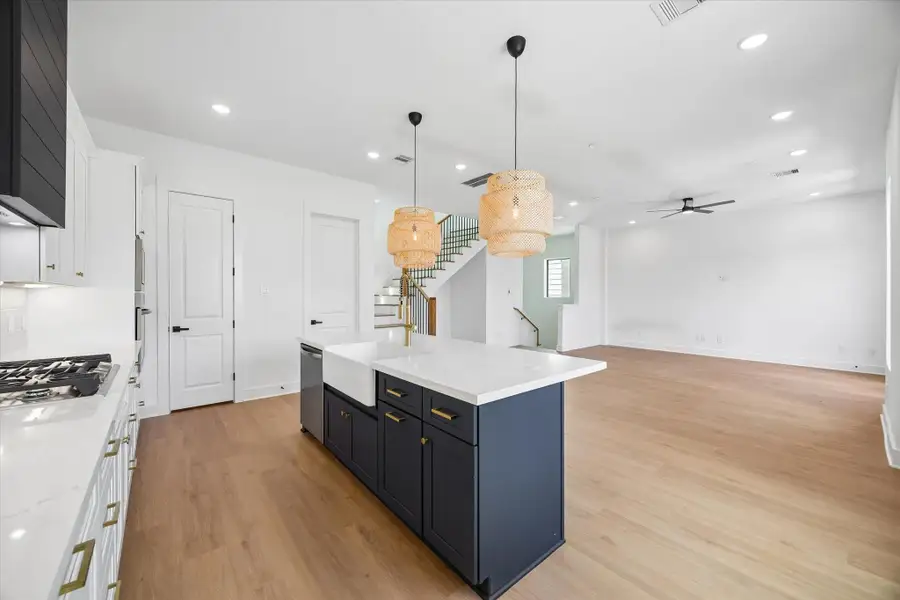 Furnished interior view inside a new home in , Houston (Image 9).