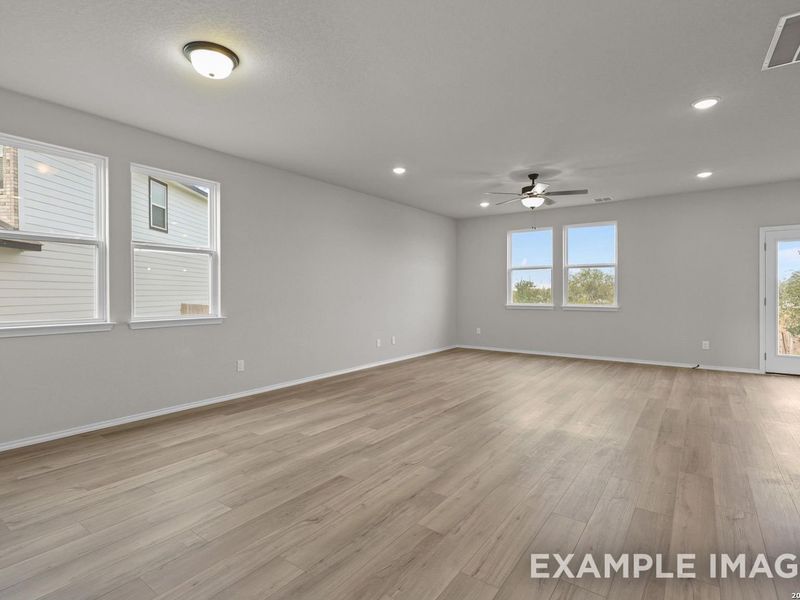 Spacious, unfurnished interior of a new home in Horizon Pointe, Converse (Image 19).