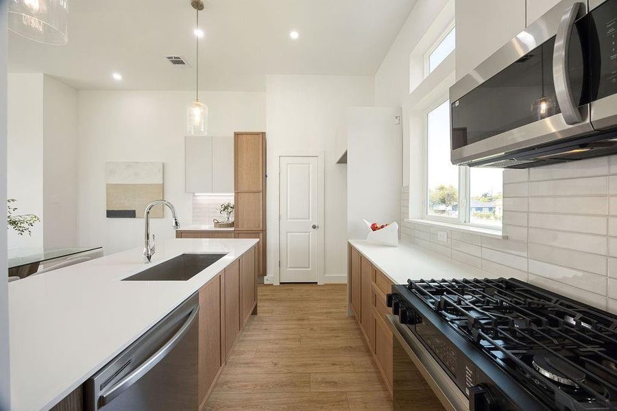 Furnished interior view inside a new home in Villas at Mary, Houston (Image 13).