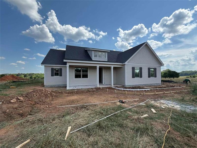 In-progress construction of a new home in , Madison, GA (Image 5).