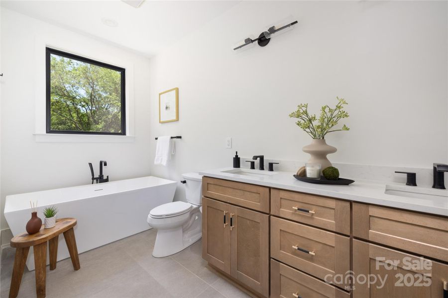 Furnished interior view inside a new home in , Charlotte (Image 9).