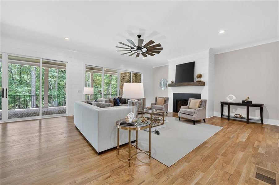 Furnished interior view inside a new home in , Cumming (Image 9).