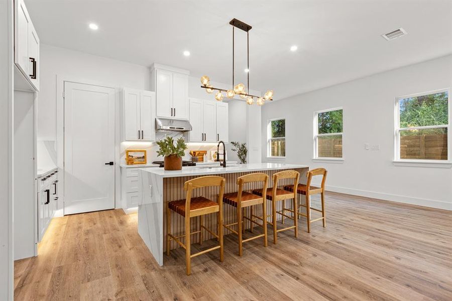 Furnished interior view inside a new home in , Dallas (Image 3).